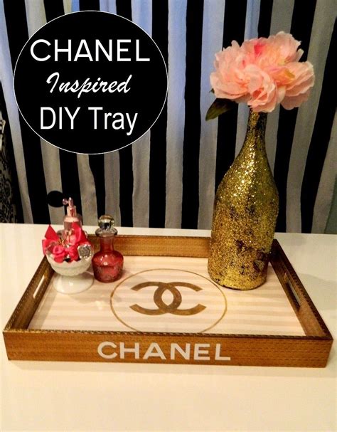 diy chanel vanity tray|EASY DIY CHANEL LUXURY ROOM DECOR .